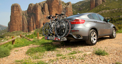 BMW mit Fahrradtr&auml;ger